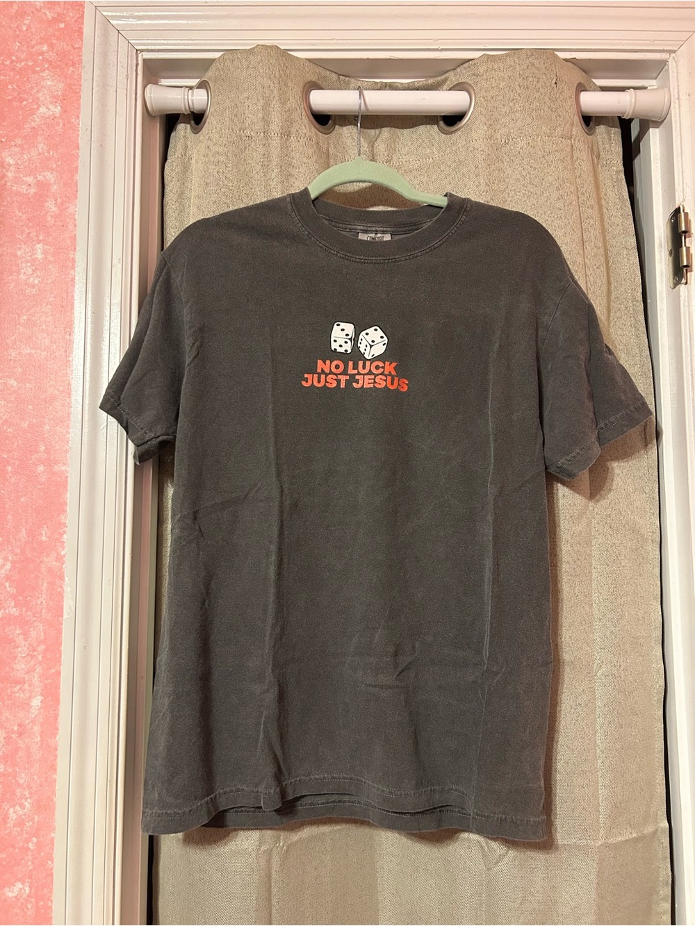 Comfort Colors No Luck Just Jesus Short Sleeve Tee